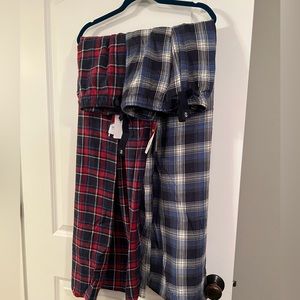 Men’s flannel pajama pants IZOD Big and tall NWT sleep pants or loungewear